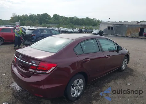 2013 Honda Civic Lx from USA, damaged, VIN 2HGFB2F5XDH600093